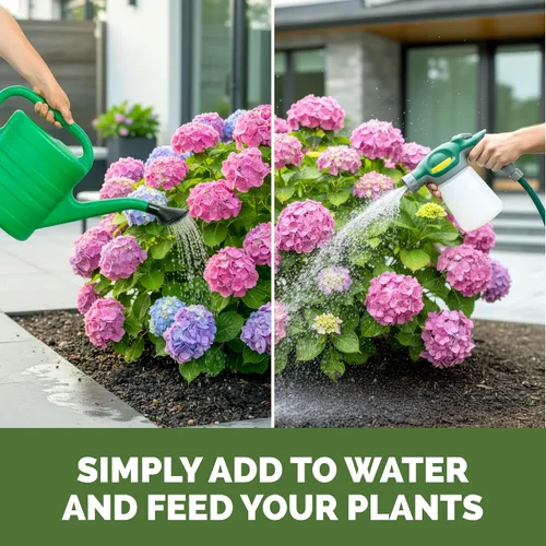 Miniatura 6 de Fertilizante de hortensias: alimento líquido para plantas para flores más grandes, color rico de flores y desarrollo de raíces más fuerte, 8 onzas