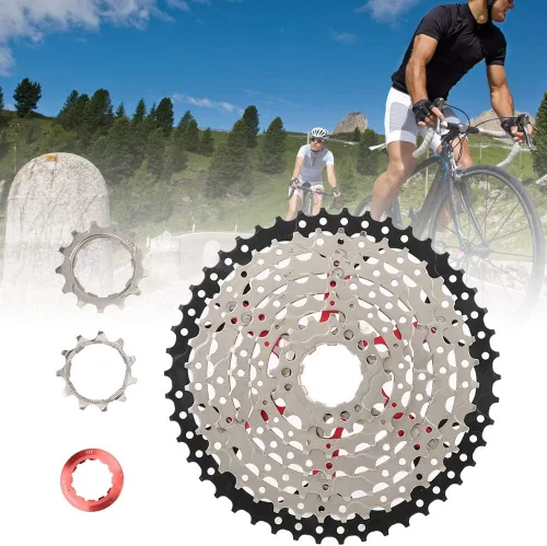 Miniatura 2 de 8 velocidad 46t engranaje grande bicicleta de montaña hueco casete Freewheel accesorio