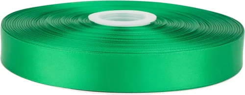 Miniatura 20 de Cinta de satén de doble cara de 1-1/2 pulgadas x 100 yardas, cinta de poliéster negra para envolver regalos, decoración de boda, arreglos florales