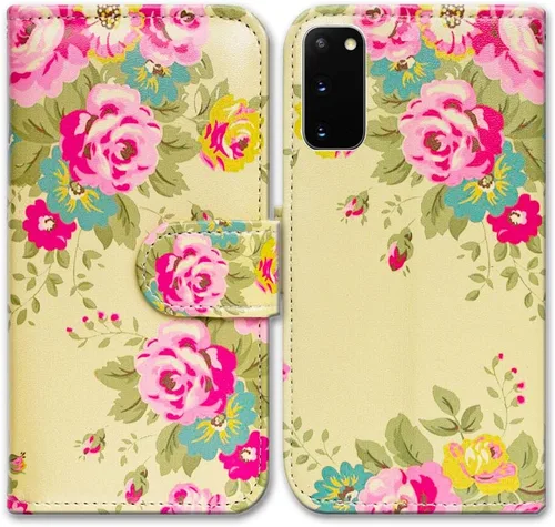 Miniatura 11 de Bcov Funda para Galaxy S20 5G, diseño de pájaro negro y verde con tapa para Samsung Galaxy S20 5G