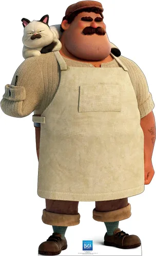 Cardboard People Massimo y Maquiavelo - Soporte de cartón de tamaño real - Disney Pixar Luca (película de 2021)