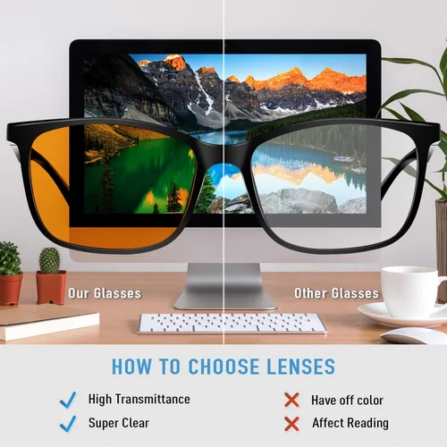 Miniatura 3 de Okany Blue Light Blocking Glasses Gaming Computer Glasses Powerful Professional Screen Filter