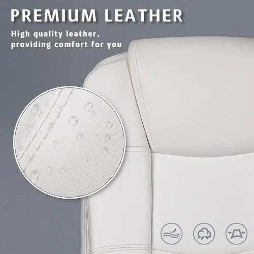 Miniatura 5 de LEMBERI Silla de escritorio de oficina, silla ejecutiva gerencial grande y alta, silla de computadora con respaldo alto, sillas ergonómicas de piel