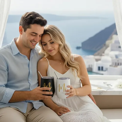Miniatura 8 de ELEGANTPARK Mr and Mrs Gifts - Regalos de boda para parejas, regalo de compromiso para recién casados, regalo de compromiso para novios y novios
