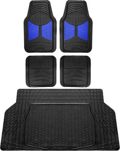 Miniatura 10 de FH Group Alfombrillas de Piso para Automóviles - Alfombrillas de Piso de Goma Heavy-Duty Monster Eye para Autos, Ajuste Universal Juego Completo