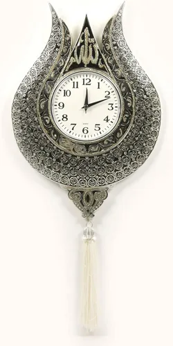 Miniatura 11 de Tulip Design Asmaul Husna - Reloj de pared islámico bordado, decoración de pared islámica, arte, hogar islámico, regalo de inauguración de la casa