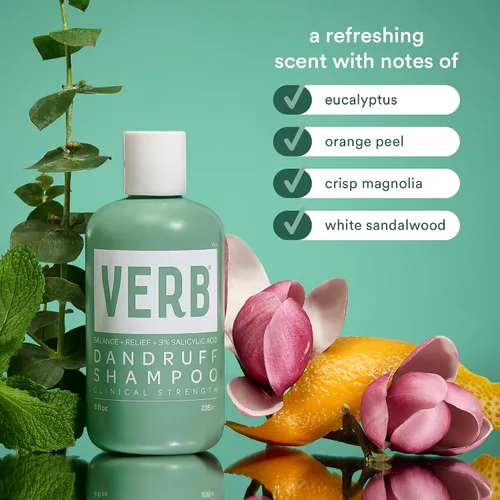 Miniatura 6 de VERB® Champú para la caspa - para una limpieza suave y fuerza clínica para aliviar la caspa con ácido salicílico al 3%
