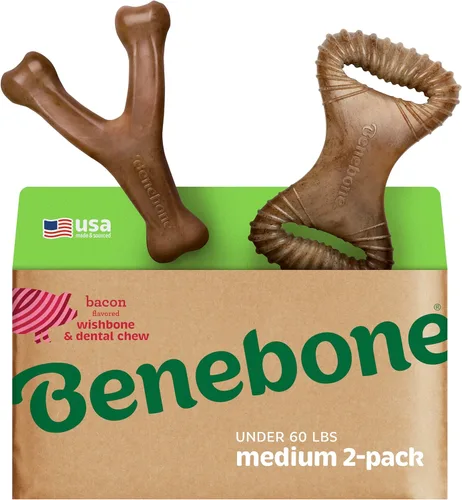Miniatura 11 de Benebone - Paquete de 4 juguetes para masticar pequeños para perros agresivos, fabricados en Estados Unidos, para perros de 13.6 kg y menos