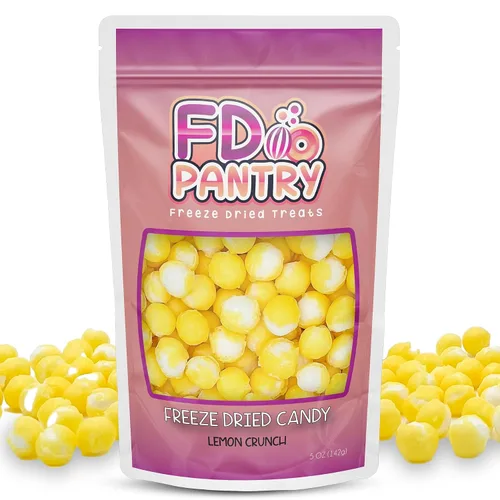 Miniatura 14 de Dulce Crujiente de Air Taffy Liofilizado - Variedad de Sabores de Frutas, 3.5 oz Fresa, Melón, Cereza, Frambuesa, Naranja, Uva, Misterio Snack