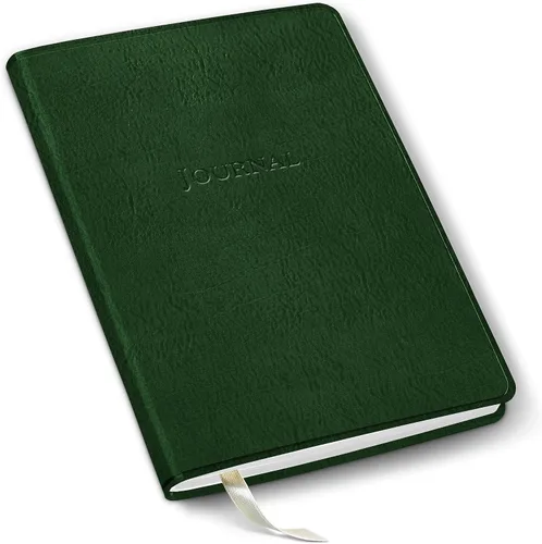 Miniatura 33 de Diario de cuero Gallery Leather - Elaborado en Maine, EE. UU. - Elegante cuaderno de escritura de cuero con 192 páginas rayadas - Un espacio