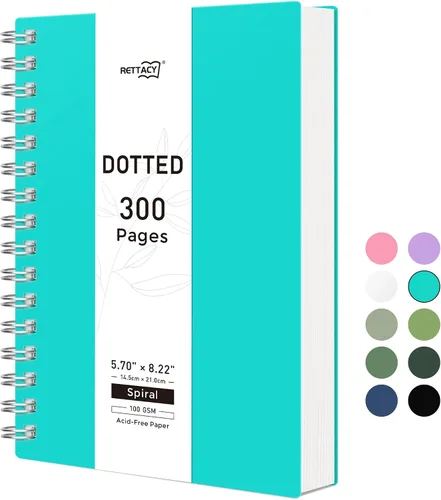 Miniatura 56 de RETTACY Cuaderno de bolsillo, 160 páginas forradas, tamaño mini A6 (4.5" × 5.7"), para trabajo, diario, escritura, papel grueso de 100 g/m²
