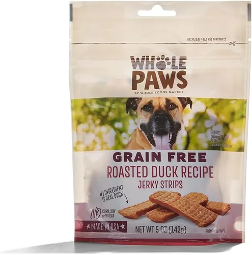Miniatura 7 de Whole Paws, Whole Paws, bocadillos de carne seca de pollo y batata, 5 onzas