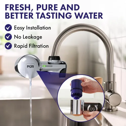 Miniatura 4 de Filtro de agua para grifo, paquete de 2 unidades de soporte para grifo de filtro de agua, repuesto de alto rendimiento de alta calidad para cocina