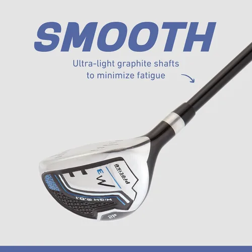 Miniatura 6 de Precise M3 - Juego de golf de 14 piezas para hombre – Driver de 460cc, Madera, Híbrido, Hierros 6-PW, Putter, Bolsa con Soporte, 3 Fundas