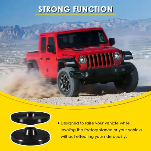 Miniatura 3 de KJ09192 Kit de elevación trasera de 3/4 pulgadas para Jeep Gladiator JT 2020 (paquete de 2, kit de elevación trasera de 0.75 pulgadas)