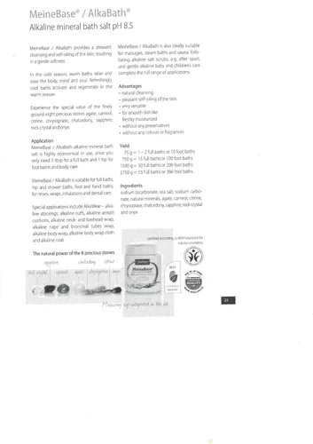 Miniatura 4 de Dr. Jentschura ALKABATH - Sales de baño alcalinas relajantes - 97.00 oz - Disfruta como un baño de pies o relájate en un baño completo