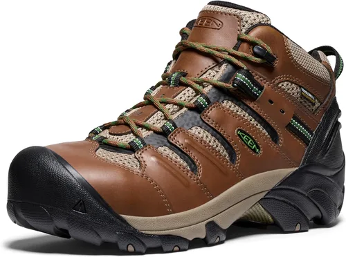 Miniatura 13 de Botas de trabajo impermeables con puntera de acero de altura media Lansing Mid para hombre, de KEEN Utility oliva (Raven/Tawny Olive)