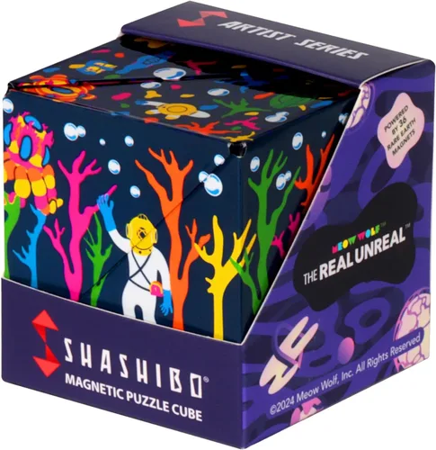 Miniatura 14 de Shashibo OCTA - Juguete sensorial para ansiedad que cambia de forma, juego magnético STEM para niños inteligentes de 8 a 12 años, adolescentes