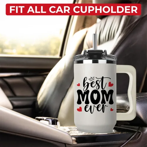 Miniatura 8 de Regalos de Navidad para mamá - Mejor taza con asa de mamá de siempre de 40 onzas, taza de café para mamá, tazas de mamá, ideas de regalo para mamá