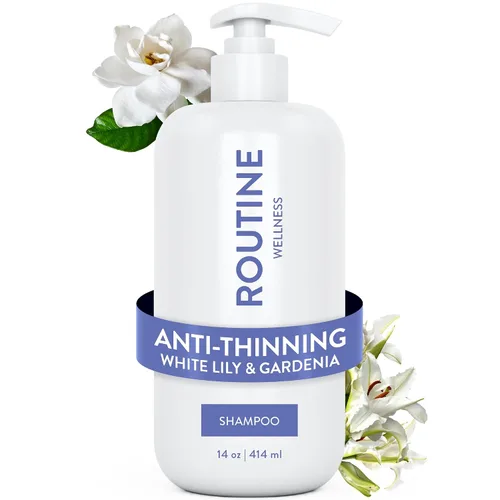 Miniatura 15 de Routine Wellness Champú voluminizador antiadelgazante para adelgazar el cabello y la pérdida de cabello – Aumenta tu confianza con bloqueadores