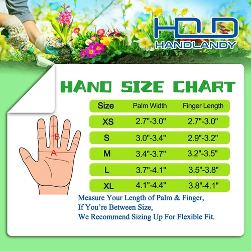 Miniatura 4 de HANDLANDY Guantes de poda largos para hombres y mujeres, de piel de cerdo, guantes de jardinería de rosas, guantes transpirables y duraderos Beige