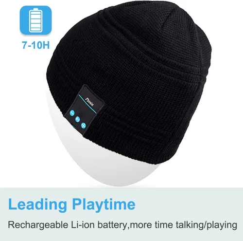 Miniatura 4 de Rotibox - Gorro inalámbrico con Bluetooth para deportes al aire libre, regalo de Navidad.