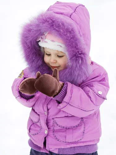 Miniatura 2 de 3 pares de guantes de forro polar para niños pequeños, guantes cálidos de invierno resistentes al viento, guantes de esquí para niños y niñas