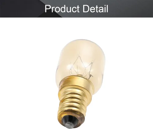 Miniatura 3 de Othmro 1 bombilla de microondas 220-240 V 220 bombilla de microondas E14, 2700 K cálido horno bombilla reemplazo electrodoméstico, incandescente