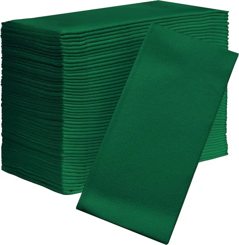 Miniatura 8 de Servilletas de papel AMERICAN HOMESTEAD - Servilletas de papel desechables tipo lino azul claro - Servilletas de mesa de calidad de restaurante