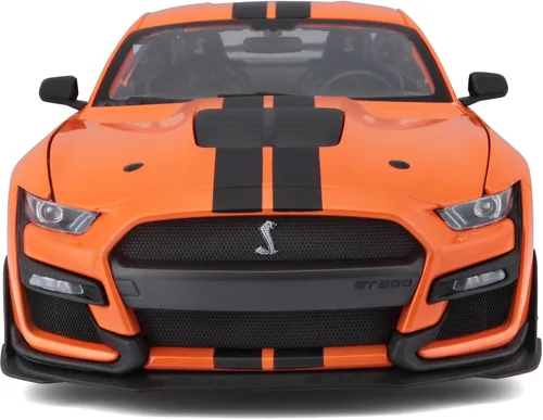 Miniatura 5 de Maisto - Modelo a escala 1/18 compatible con Mustang Shelby GT500 2020 (naranja)
