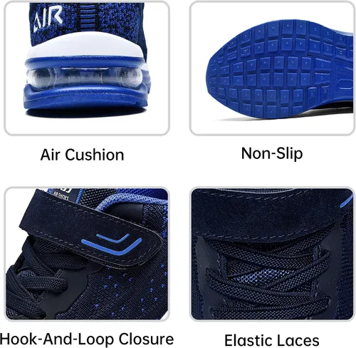Miniatura 3 de PERSOUL Air Shoes - Zapatillas para niños y niñas, deportivas, para atletismo, gimnasio, correr