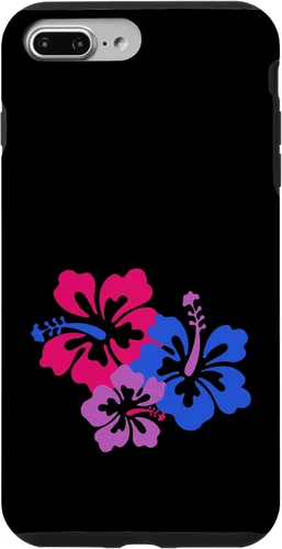 Miniatura 11 de Funda para iPhone 13 Pro Bisexual Bi Pride Sutil Hibiscus Flower Hawaii LGBT LGBTQ