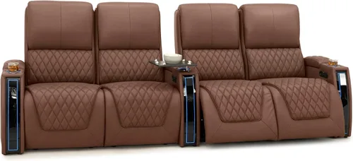 Miniatura 41 de Seatcraft Apex Zero-Gravity CoolZero - Asiento de cine en casa de cuero italiano, reposacabezas eléctrico, lumbar eléctrico, reclinable eléctrico
