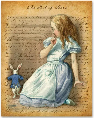 Miniatura 44 de Alicia en el país de las maravillas - Póster de pared sin marco de 11 x 14 pulgadas - Regalos y decoraciones perfectos de Alicia en el país