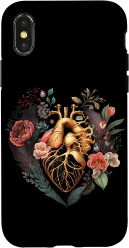 Miniatura 5 de Anatomical Heart and Flowers for Your Love Case for iPhone 17