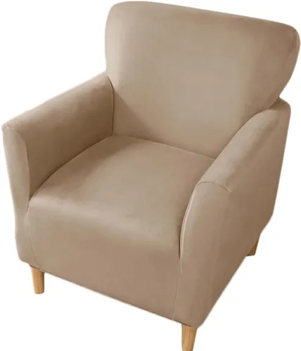 Miniatura 22 de XMAYODS Funda elástica para silla de club, fundas para silla de bañera, funda suave para sillón, protector de muebles extraíble, funda para silla