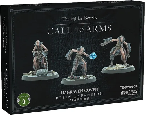 Miniatura 10 de Modiphius: The Elder Scrolls Call to Arms - Fantasmas de Yngvild - Expansión de resina de 6 figuras, capítulo 4, sin pintar, miniaturas RPG de 1.260