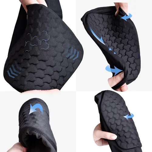 Miniatura 3 de Rodilleras largas de baloncesto para niños, jóvenes y adultos, mangas de compresión acolchadas para piernas para voleibol y fútbol, 1 par