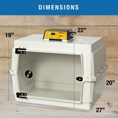Miniatura 6 de Brinsea TLC-50 Zoologica II - Incubadora grande de cría de aves y recuperación de mascotas con control de humedad para animales enfermos, ideal