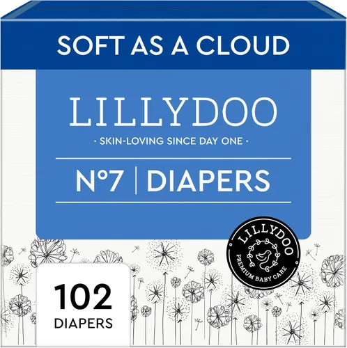 Miniatura 21 de LILLYDOO Pañales desechables para bebé, talla 6 (29+ libras), 57 unidades, protección absorbente contra fugas, ultra suave, piel sensible
