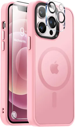Miniatura 24 de Vooii Funda para iPhone SE 3ª/2ª/2020 con Magnético, Funda iPhone 8/7 [Compatible con Magsafe] [Diseño Integrado] Sensación de Agarre Cómoda Delgada