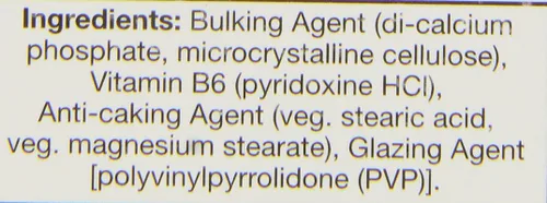 Miniatura 6 de Health Aid Vitamina B6 (Piridoxina HCl) 10 mg 100 Tabletas