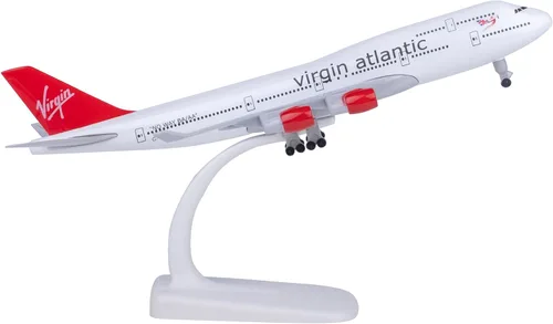 Miniatura 6 de Modelo de avión a escala 1:300 Modelo United Airlines MD11 Modelo Aviones fundidos a presión para regalo y colección