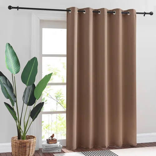 Miniatura 35 de RYB HOME - Cortinas opacas para patio - Cortinas con ojales sólidos, paneles de ventana grandes, eficiencia energética, cortinas de privacidad