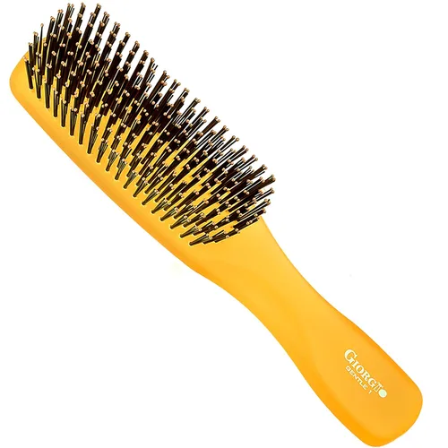Miniatura 18 de Giorgio GION1B - Cepillo desenredante suave para el cabello, color azul neón, de 7.75 pulgadas, para hombres y mujeres. Cerdas suaves para cuero