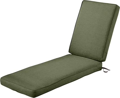 Miniatura 14 de Classic Accessories Montlake® FadeSafe® - Cojín resistente al agua para chaise longue de patio de 74 x 23 x 3 pulgadas, beige antiguo