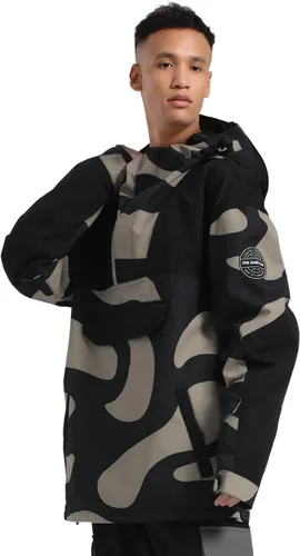 Miniatura 43 de GSOU SNOW Chaqueta de esquí para hombre, abrigo de nieve para snowboard, cálido, invierno, impermeable, con capucha