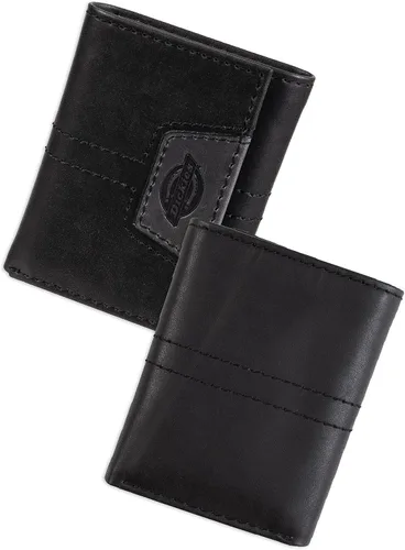 Miniatura 2 de Dickies Cartera triple de cuero para hombre Negro