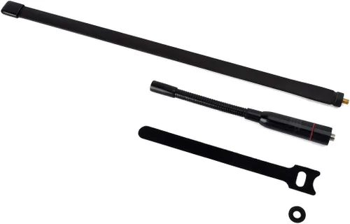 Miniatura 6 de TWAYRDIO Antena táctica CS hembra SMA 18.7 pulgadas plegable 144/430MHz 2M/70CM Antena de radio bidireccional para Baofeng UV-5R Series BF-888S GT-3