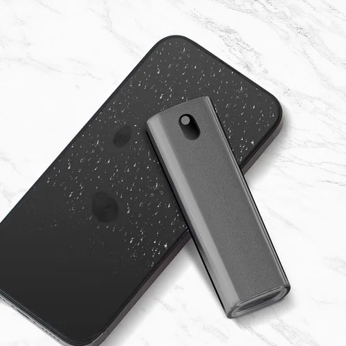 Miniatura 8 de YTT Limpiador de pantalla, todo en uno spray y paño limpiador, con carcasa protectora transparente para todas las pantallas de teléfonos, portátiles